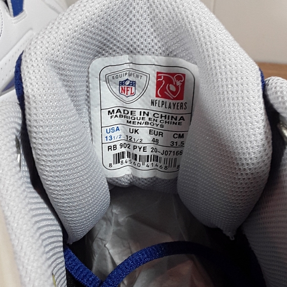 NIB Reebok Pro Thorpe III Hex D football cleats 13.5 - Picture 6 of 8